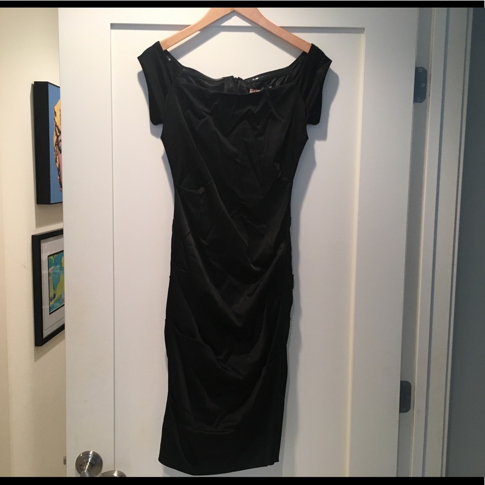 LBD Perfection Little Black Cocktail Dress - Picture 5 of 10